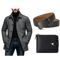 Gris + Cinturón + Cartera 🔥Set ahorro